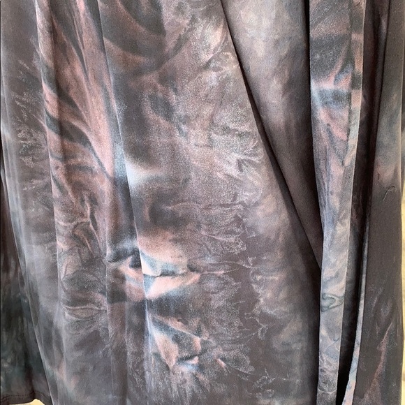 ❌DONATED❌Black Tie Dye Cold Shoulder Tassel Tie Detailed Dress - Picture 9 of 10